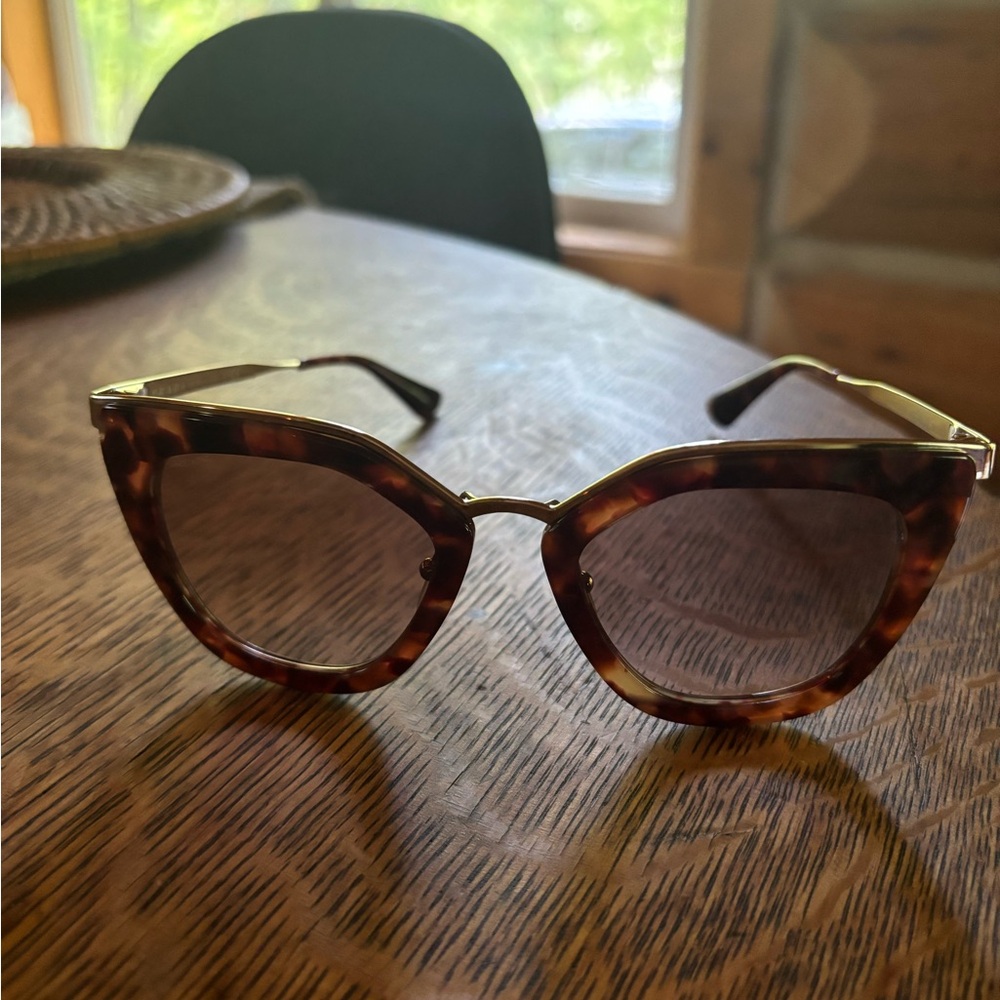 Prada Brown Tortoise Sunglasses